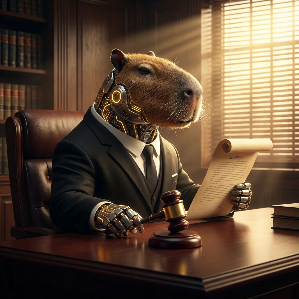 Capi Când-IA — Capivara robô advogada