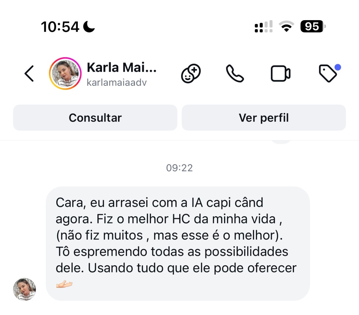 Depoimento Karla Maia