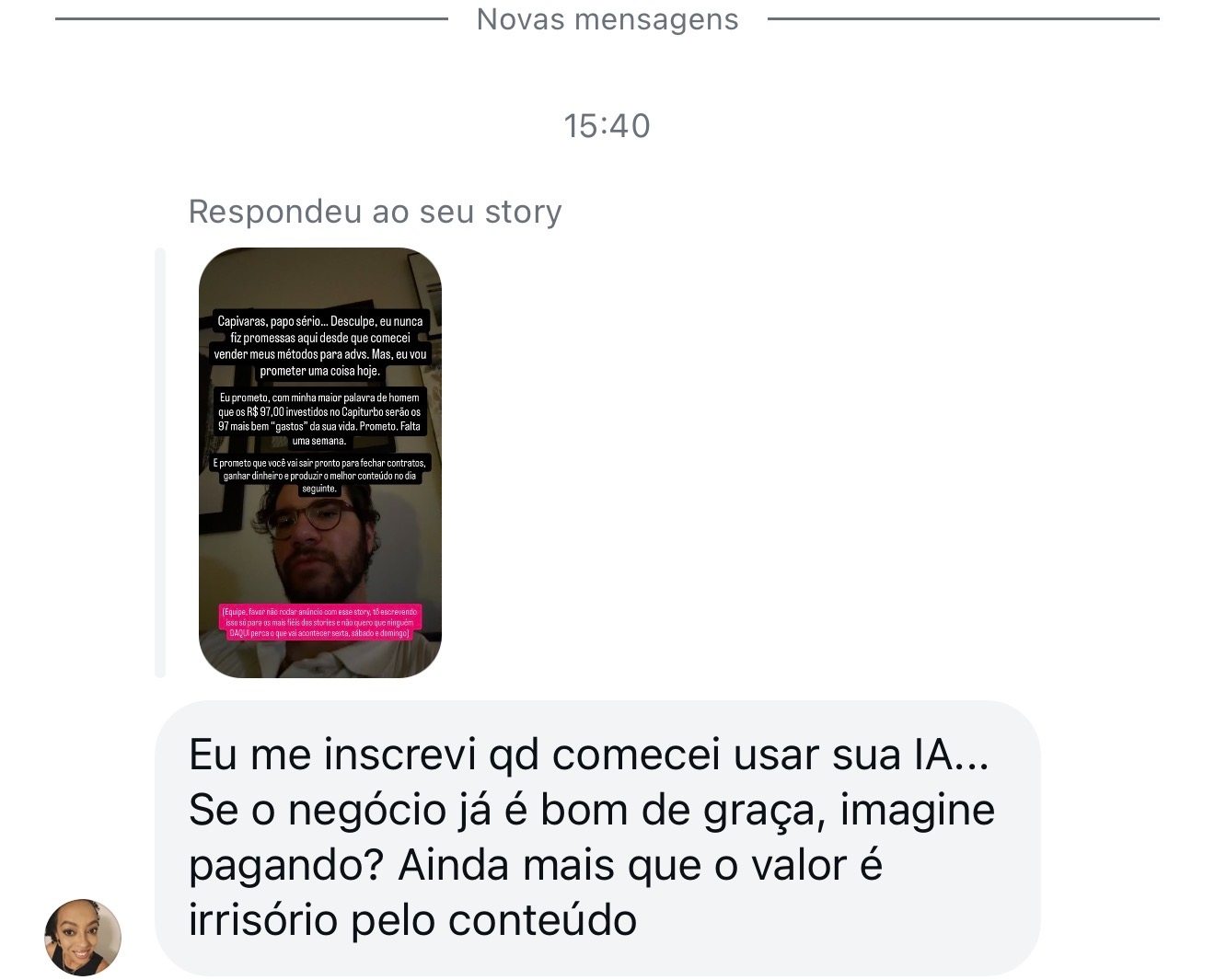 Depoimento Felipe advogado