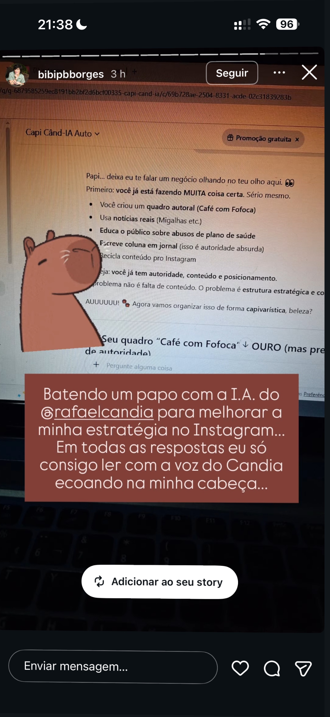 Depoimento aluno Capiturbo