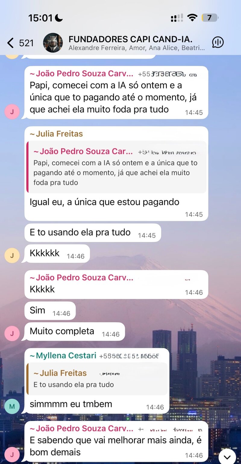 Feedback João Pedro e Julia Freitas